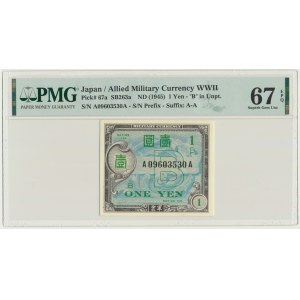 Japon, 10 yens (1945) - PMG 67 EPQ