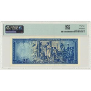 Grèce, 20 drachmes 1955 - PMG 58