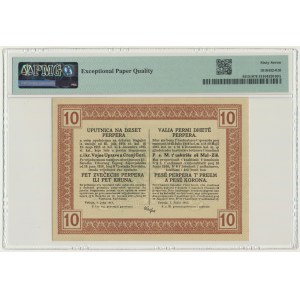 Montenegro, 10 Perper 1917 - PMG 67 EPQ