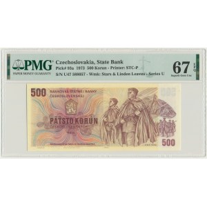 Czechoslovakia, 500 Korun 1973 - PMG 67 EPQ