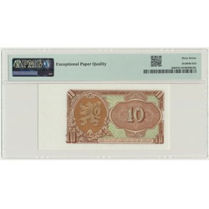 Czechoslovakia, 10 Korun 1953 - PMG 67 EPQ
