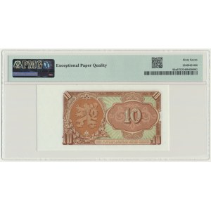Czechoslovakia, 10 Korun 1953 - PMG 67 EPQ