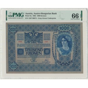 Austria, 1.000 koron 1902 - PMG 66 EPQ