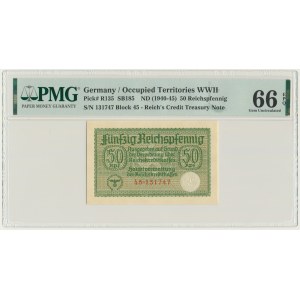 Germany, 50 Reichspfennig (1940-45) - PMG 66 EPQ