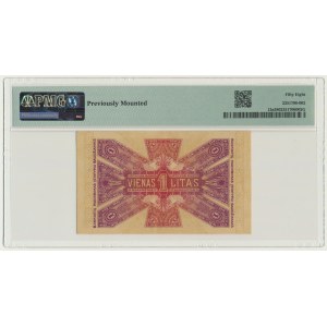 Lithuania, 1 Litas 1922 - PMG 58