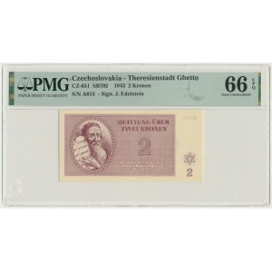 Czechoslovakia (Theresienstadt Ghetto), 2 Kronen 1943 - PMG 66 EPQ