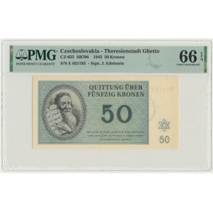 Czechoslovakia (Theresienstadt Ghetto), 50 Kronen 1943 - PMG 66 EPQ
