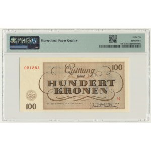 Czechoslovakia (Theresienstadt Ghetto), 100 Kronen 1943 - PMG 65 EPQ