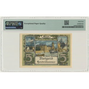 Memel (Klaipeda), 5 Mark 1922 - PMG 64 EPQ