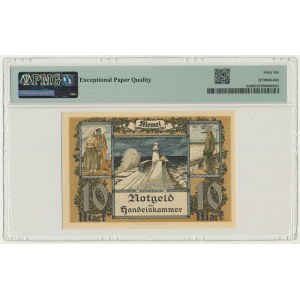Memel (Klaipeda), 10 Mark 1922 - PMG 66 EPQ