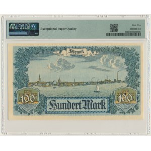 Memel (Klaipeda), 100 Mark 1922 - PMG 65 EPQ