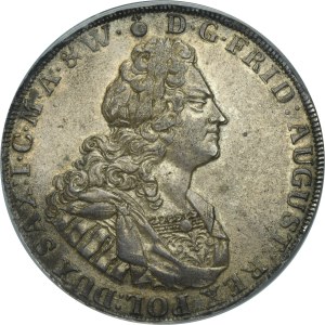 August II the Strong, Thaler Dresden 1724 IGS - NGC MS62