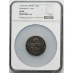 August II Silný, Thaler Drážďany 1726 IGS - NGC AU58 - VELMI ZRADKÉ