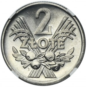2 złote 1958 Jagody - NGC MS67