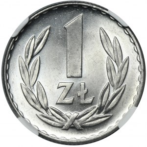 1 złoty 1949 Aluminium - NGC MS66