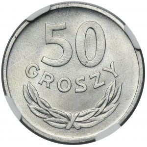 50 groszy 1957 - NGC MS67