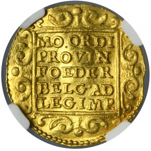 Netherlands, Utrecht Province, Ducat 1650 - NGC UNC DETAILS