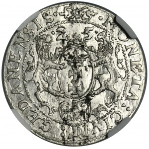 Sigismund III Vasa, 1/4 Thaler Danzig 1625 - NGC MS62 - PR: