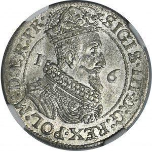 Sigismund III Vasa, 1/4 Thaler Danzig 1623 - NGC MS61 - PR•
