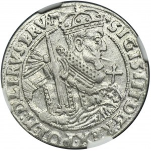 Sigismond III Vasa, Ort Bydgoszcz 1623 - PRV M - NGC AU55