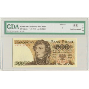 500 złotych 1976 - AK - GDA 66 EPQ