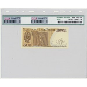 500 Gold 1974 - AA - GDA 68 EPQ