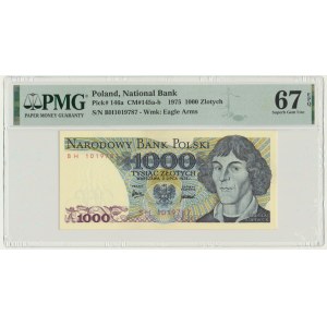 1.000 Or 1975 - BH - PMG 67 EPQ - une extrême rareté