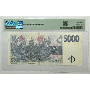 Czech Republic, 5.000 Korun 2009 - PMG 68 EPQ