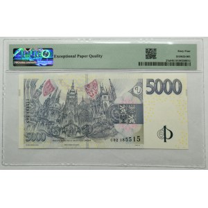 Czech Republic, 5.000 Korun 2009 - PMG 64 EPQ