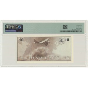 Lithuania, 10 Litu 1991 - AF - PMG 64