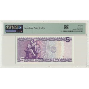 Lituanie, 5 litas 1993 - PMG 66 EPQ