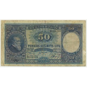 Lithuania, 50 Litu 1928