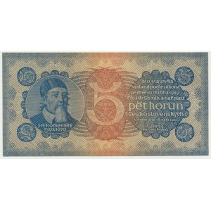 Czechoslovakia, 5 Korun 1921