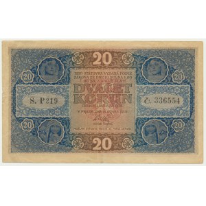 Czechoslovakia, 20 Korun 1919