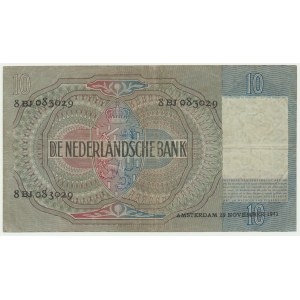 Netherlands, 10 Gulden 1941