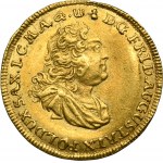Augustus III of Poland, Ducat Dresden 1757 IDB