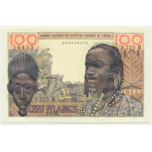 États d'Afrique de l'Ouest, Bénin, 100 francs 1965