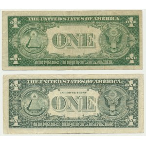 USA, 1 Dollar (1935-88) (2 pcs.)