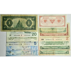 Canada, set od 13 banknotes