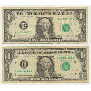 USA, 1 Dollar (1985-88) (2 pcs.)