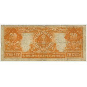 États-Unis, Certificat en or, 20 dollars 1906 - Parker et Burke
