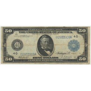 USA, Cleveland, 50 Dollars 1914 - 2B - Burke & Houston