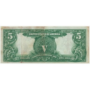 USA, Certificat en argent, $5 1899 - Elliott et Burke