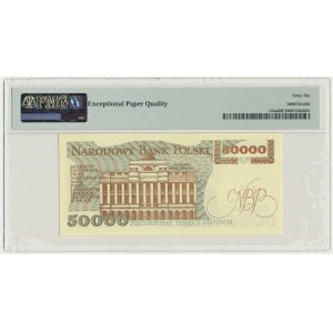 50.000 złotych 1989 - AA - PMG 66 EPQ