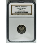 PRÓBA MIEDZIONIKIEL, 5 groszy 2006 - NGC MS63 - BARDZO RZADKIE