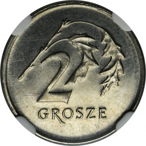 PRÓBA MIEDZIONIKIEL, 2 grosze 2005 - NGC MS64 - BARDZO RZADKIE