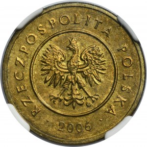 PRÓBA BRĄZ, 2 złote 2006 - NGC MS63 RD - BARDZO RZADKIE