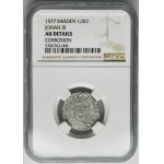 Suède, Jan III, 1/2 Öre Stockholm 1577 - NGC AU DÉTAILS