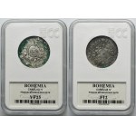 Lot, Bohemia, Karl IV, Groschen Kuttenberg (2 pcs.)