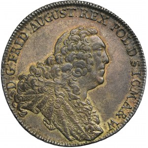Augustus III of Poland, Thaler Dresden 1763 FWôF - PIĘKNY